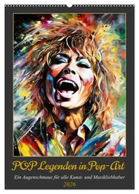 Rübsamen / CALVENDO |  POP Legenden in Pop-Art (Wandkalender 2026 DIN A2 hoch), CALVENDO Monatskalender | Sonstiges |  Sack Fachmedien
