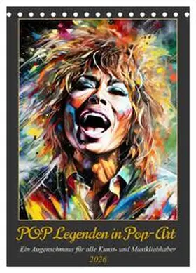 Rübsamen / CALVENDO |  POP Legenden in Pop-Art (Tischkalender 2026 DIN A5 hoch), CALVENDO Monatskalender | Sonstiges |  Sack Fachmedien