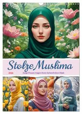 Lehmann / CALVENDO |  Stolze Muslima (Wandkalender 2026 DIN A3 hoch), CALVENDO Monatskalender | Sonstiges |  Sack Fachmedien