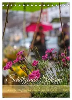 Fritsche / CALVENDO |  Schützende Schirme - Auch bei Regen kann das Leben bunt sein (Tischkalender 2026 DIN A5 hoch), CALVENDO Monatskalender | Sonstiges |  Sack Fachmedien