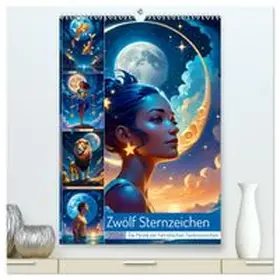 CALVENDO / Lehmann |  Zwölf Sternzeichen (hochwertiger Premium Wandkalender 2026 DIN A2 hoch), Kunstdruck in Hochglanz | Sonstiges |  Sack Fachmedien