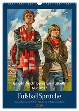 CALVENDO / Löwer |  Fußballsprüche (Wandkalender 2026 DIN A3 hoch), CALVENDO Monatskalender | Sonstiges |  Sack Fachmedien
