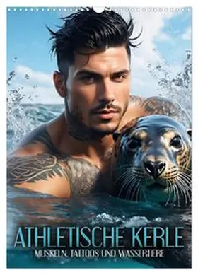 CALVENDO / Utz |  Athletische Kerle - Muskeln, Tattoos und Wassertiere (Wandkalender 2026 DIN A3 hoch), CALVENDO Monatskalender | Sonstiges |  Sack Fachmedien