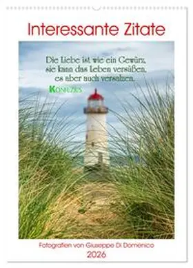 Di Domenico / CALVENDO |  Interessante Zitate (Wandkalender 2026 DIN A2 hoch), CALVENDO Monatskalender | Sonstiges |  Sack Fachmedien