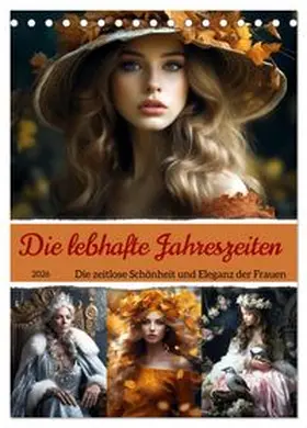 CALVENDO / Rada |  Die lebhafte Jahreszeiten! (Tischkalender 2026 DIN A5 hoch), CALVENDO Monatskalender | Sonstiges |  Sack Fachmedien