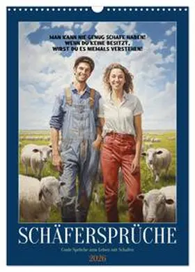 Löwer / CALVENDO |  Schäfersprüche (Wandkalender 2026 DIN A3 hoch), CALVENDO Monatskalender | Sonstiges |  Sack Fachmedien