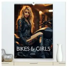 CALVENDO / HollywayArt |  Bikes and Girls: Sexy Mädels auf heißen Mottorrädern (hochwertiger Premium Wandkalender 2026 DIN A2 hoch), Kunstdruck in Hochglanz | Sonstiges |  Sack Fachmedien