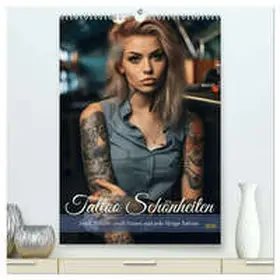 HollywayArt / CALVENDO |  Tattoo Schönheiten - zwölf Monate, zwölf Frauen und jede Menge Tattoos (hochwertiger Premium Wandkalender 2026 DIN A2 hoch), Kunstdruck in Hochglanz | Sonstiges |  Sack Fachmedien