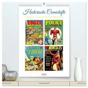 Lehmann (Hrsg.) / CALVENDO |  Historische Comichefte (hochwertiger Premium Wandkalender 2026 DIN A2 hoch), Kunstdruck in Hochglanz | Sonstiges |  Sack Fachmedien