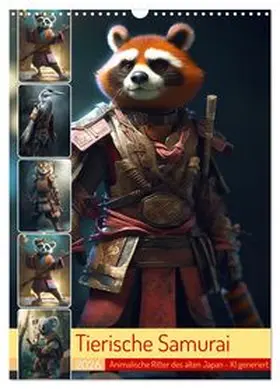 CALVENDO / Illgen |  Tierische Samurai (Wandkalender 2026 DIN A3 hoch), CALVENDO Monatskalender | Sonstiges |  Sack Fachmedien