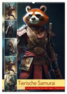 Illgen / CALVENDO |  Tierische Samurai (Wandkalender 2026 DIN A2 hoch), CALVENDO Monatskalender | Sonstiges |  Sack Fachmedien