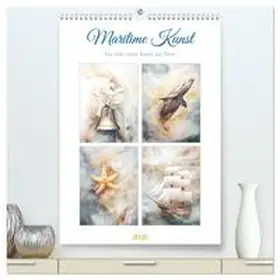 Gierok-Latniak / CALVENDO |  Maritime Kunst (hochwertiger Premium Wandkalender 2026 DIN A2 hoch), Kunstdruck in Hochglanz | Sonstiges |  Sack Fachmedien