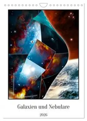 CALVENDO / Glimm |  Galaxien und Nebulare (Wandkalender 2026 DIN A4 hoch), CALVENDO Monatskalender | Sonstiges |  Sack Fachmedien