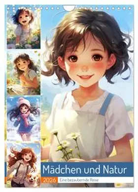CALVENDO / Hurley |  Mädchen und Natur. Eine bezaubernde Reise (Wandkalender 2026 DIN A4 hoch), CALVENDO Monatskalender | Sonstiges |  Sack Fachmedien