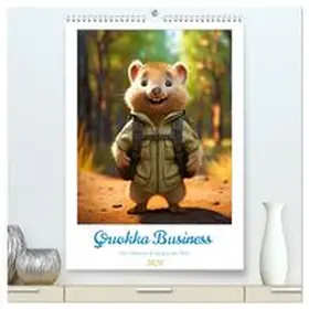 CALVENDO / Kowalski |  Quokka Business - Die süßesten Kollegen der Welt (hochwertiger Premium Wandkalender 2026 DIN A2 hoch), Kunstdruck in Hochglanz | Sonstiges |  Sack Fachmedien
