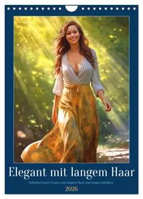 CALVENDO / Waurick |  Elegant mit langem Haar (Wandkalender 2026 DIN A4 hoch), CALVENDO Monatskalender | Sonstiges |  Sack Fachmedien