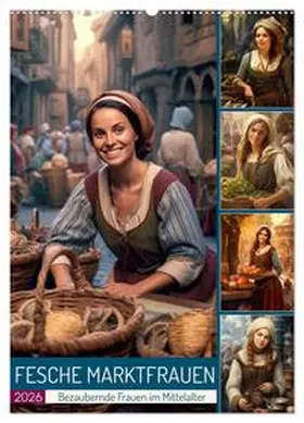 Löwer / CALVENDO |  Fesche Marktfrauen (Wandkalender 2026 DIN A2 hoch), CALVENDO Monatskalender | Sonstiges |  Sack Fachmedien
