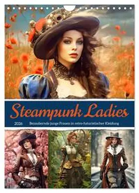 Löwer / CALVENDO |  Steampunk Ladies (Wandkalender 2026 DIN A4 hoch), CALVENDO Monatskalender | Sonstiges |  Sack Fachmedien