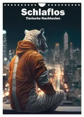Brunner-Klaus / CALVENDO |  Schlaflos Tierische Nachteulen (Wandkalender 2026 DIN A4 hoch), CALVENDO Monatskalender | Sonstiges |  Sack Fachmedien