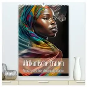 CALVENDO / Brunner-Klaus |  Afrikanische Frauen - Portraits im Stil der afrikanischen Kultur (hochwertiger Premium Wandkalender 2026 DIN A2 hoch), Kunstdruck in Hochglanz | Sonstiges |  Sack Fachmedien