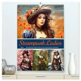 Löwer / CALVENDO |  Steampunk Ladies (hochwertiger Premium Wandkalender 2026 DIN A2 hoch), Kunstdruck in Hochglanz | Sonstiges |  Sack Fachmedien