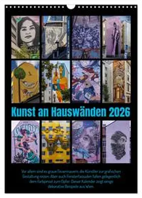 Braun / CALVENDO |  Kunst an Hauswänden (Wandkalender 2026 DIN A3 hoch), CALVENDO Monatskalender | Sonstiges |  Sack Fachmedien