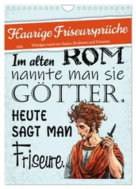 CALVENDO / Löwer |  Haarige Friseursprüche (Wandkalender 2026 DIN A4 hoch), CALVENDO Monatskalender | Sonstiges |  Sack Fachmedien