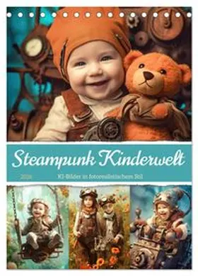 CALVENDO / Löwer |  Steampunk Kinderwelt (Tischkalender 2026 DIN A5 hoch), CALVENDO Monatskalender | Sonstiges |  Sack Fachmedien