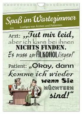 Löwer / CALVENDO |  Spaß im Wartezimmer (Wandkalender 2026 DIN A4 hoch), CALVENDO Monatskalender | Sonstiges |  Sack Fachmedien