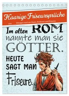 CALVENDO / Löwer |  Haarige Friseursprüche (Tischkalender 2026 DIN A5 hoch), CALVENDO Monatskalender | Sonstiges |  Sack Fachmedien