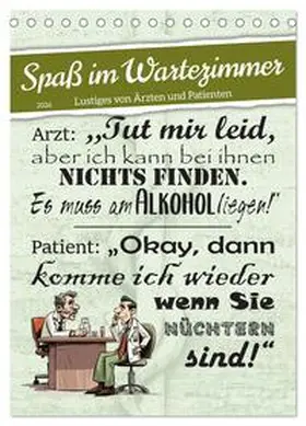 Löwer / CALVENDO |  Spaß im Wartezimmer (Tischkalender 2026 DIN A5 hoch), CALVENDO Monatskalender | Sonstiges |  Sack Fachmedien