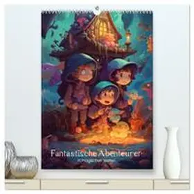artefacti / CALVENDO |  Fantastische Abenteurer in magischen Welten (hochwertiger Premium Wandkalender 2026 DIN A2 hoch), Kunstdruck in Hochglanz | Sonstiges |  Sack Fachmedien