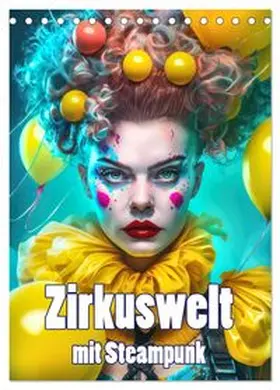 CALVENDO / Brunner-Klaus |  Zirkuswelt mit Steampunk (Tischkalender 2026 DIN A5 hoch), CALVENDO Monatskalender | Sonstiges |  Sack Fachmedien
