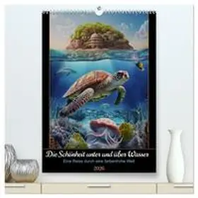 DigitalDreamweaver / CALVENDO |  Die Schönheit unter und über Wasser (hochwertiger Premium Wandkalender 2026 DIN A2 hoch), Kunstdruck in Hochglanz | Sonstiges |  Sack Fachmedien