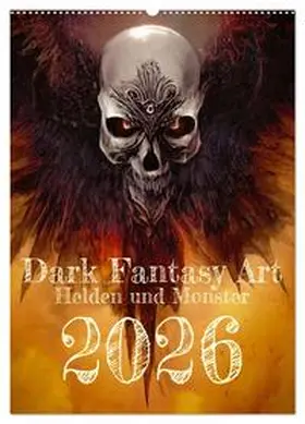 Gann / CALVENDO |  Dark Fantasy Art - Helden und Monster (Wandkalender 2026 DIN A2 hoch), CALVENDO Monatskalender | Sonstiges |  Sack Fachmedien