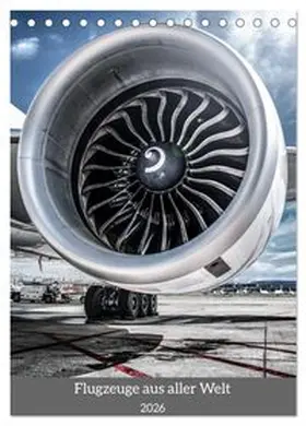 CALVENDO / Schmid |  Flugzeuge aus aller Welt (Tischkalender 2026 DIN A5 hoch), CALVENDO Monatskalender | Sonstiges |  Sack Fachmedien