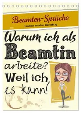 Löwer / CALVENDO |  Beamten-Sprüche (Tischkalender 2026 DIN A5 hoch), CALVENDO Monatskalender | Sonstiges |  Sack Fachmedien