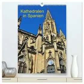 insideportugal / CALVENDO |  Kathedralen in Spanien (hochwertiger Premium Wandkalender 2026 DIN A2 hoch), Kunstdruck in Hochglanz | Sonstiges |  Sack Fachmedien