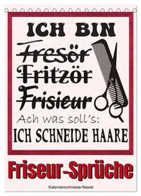 Löwer / CALVENDO |  Friseur-Sprüche (Tischkalender 2026 DIN A5 hoch), CALVENDO Monatskalender | Sonstiges |  Sack Fachmedien