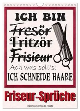 CALVENDO / Löwer |  Friseur-Sprüche (Wandkalender 2026 DIN A4 hoch), CALVENDO Monatskalender | Sonstiges |  Sack Fachmedien