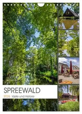 CALVENDO / Viola |  SPREEWALD Idylle und Historie (Wandkalender 2026 DIN A4 hoch), CALVENDO Monatskalender | Sonstiges |  Sack Fachmedien