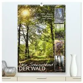 Löwer / CALVENDO |  Mein Sehnsuchtsort, der Wald (hochwertiger Premium Wandkalender 2026 DIN A2 hoch), Kunstdruck in Hochglanz | Sonstiges |  Sack Fachmedien