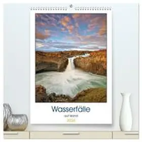 Großkopf / CALVENDO |  Wasserfälle auf Island (hochwertiger Premium Wandkalender 2026 DIN A2 hoch), Kunstdruck in Hochglanz | Sonstiges |  Sack Fachmedien