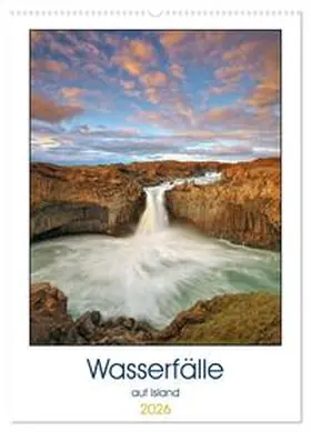 Großkopf / CALVENDO |  Wasserfälle auf Island (Wandkalender 2026 DIN A2 hoch), CALVENDO Monatskalender | Sonstiges |  Sack Fachmedien