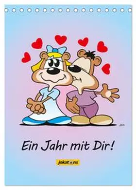 CALVENDO / jokatoons |  Ein Jahr mit Dir! (Tischkalender 2026 DIN A5 hoch), CALVENDO Monatskalender | Sonstiges |  Sack Fachmedien