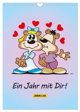 CALVENDO / jokatoons |  Ein Jahr mit Dir! (Wandkalender 2026 DIN A4 hoch), CALVENDO Monatskalender | Sonstiges |  Sack Fachmedien
