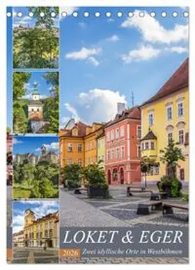 Viola / CALVENDO |  LOKET UND EGER Zwei idyllische Orte in Westböhmen (Tischkalender 2026 DIN A5 hoch), CALVENDO Monatskalender | Sonstiges |  Sack Fachmedien