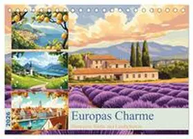 Bee / CALVENDO |  Europas Charme (Tischkalender 2026 DIN A5 quer), CALVENDO Monatskalender | Sonstiges |  Sack Fachmedien