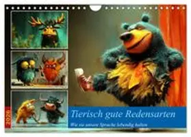 CALVENDO / Gierok-Latniak |  Tierisch gute Redensarten (Wandkalender 2026 DIN A4 quer), CALVENDO Monatskalender | Sonstiges |  Sack Fachmedien