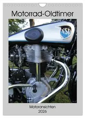 CALVENDO / Ehrentraut |  Motorrad Oldtimer - Motoransichten (Wandkalender 2026 DIN A4 hoch), CALVENDO Monatskalender | Sonstiges |  Sack Fachmedien